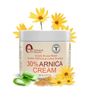 e70 Intensive Healing Arnica Cream - 30% Arnica + Vitamin K & Hyaluronic Acid for Bruise Relief, Muscle & Joint Support - Soothing Cream for Sore Areas, 4 fl. oz