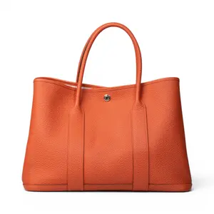 Pre-owned HERMÈS Leather Shoulder Bags Hermes Garden Party 3 Capucine Negonda H26031918