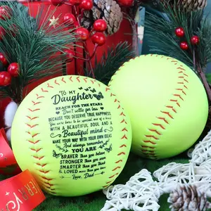 Softball Gift for Daughter with Inspirational Message Encouraging Growth and Bravery Perfect for Sports Lovers