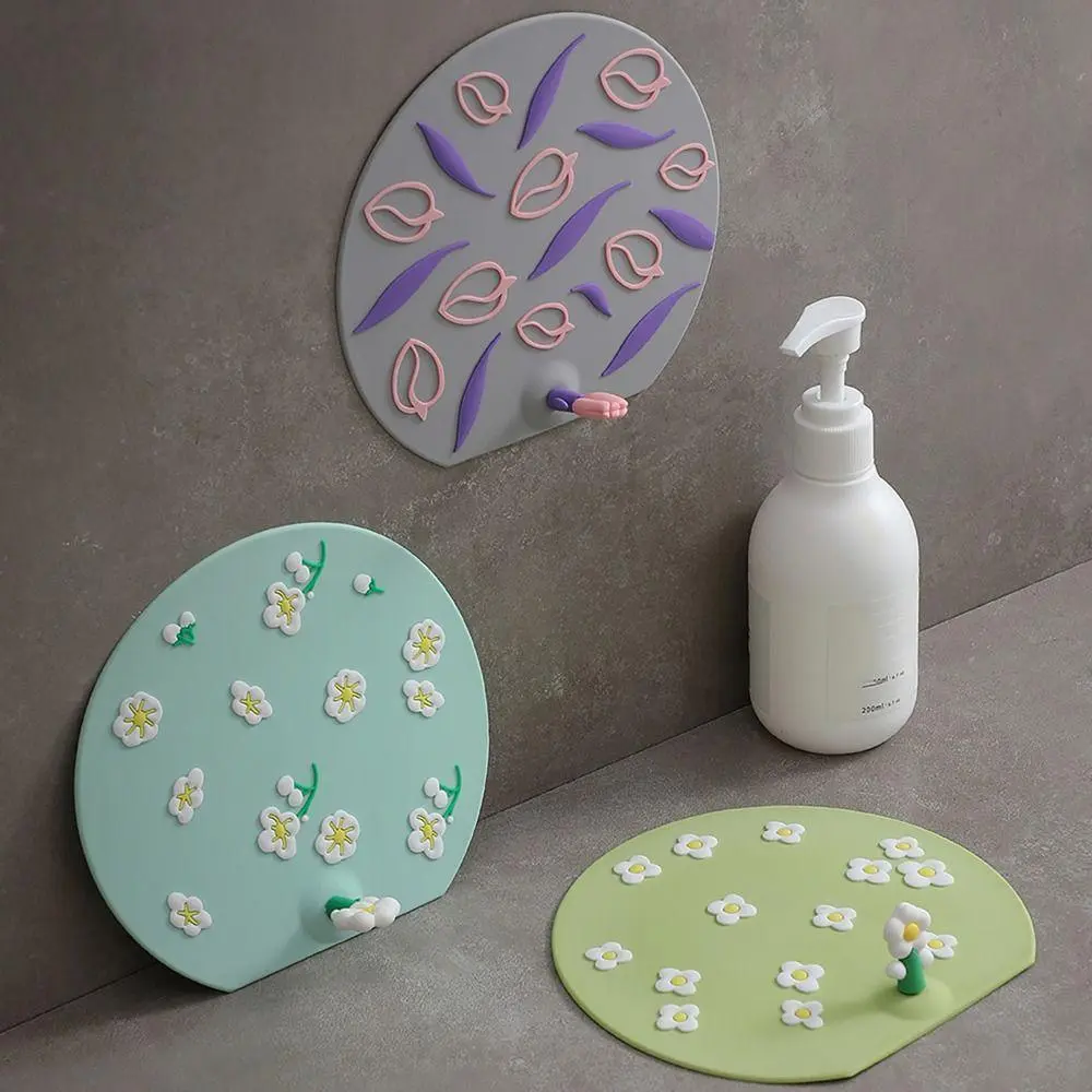 Cute Silicone Floor Drain Deodorant Anti-insect Anti Odor Floor Drain Cover Sink Mat for Toilet Shower Sewer