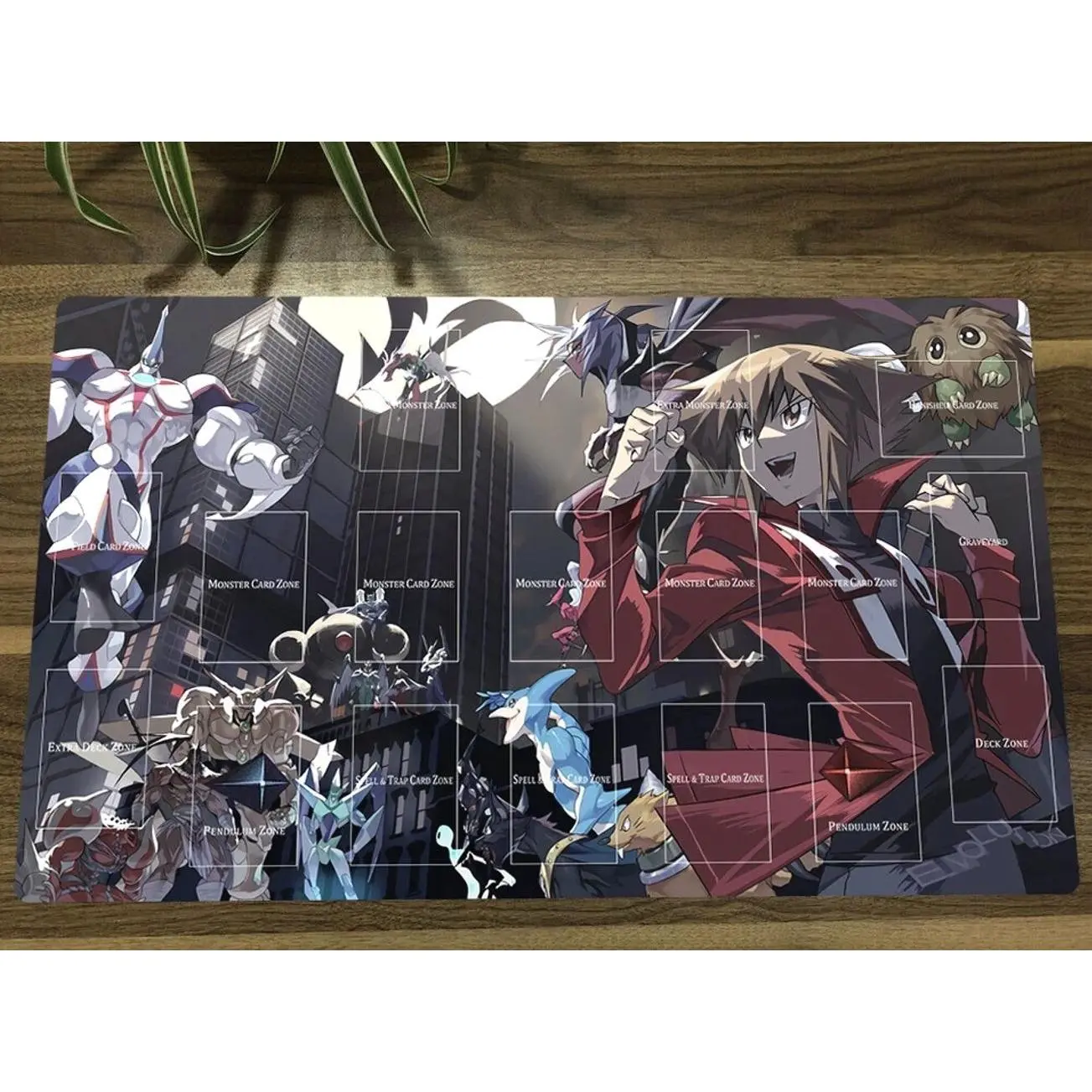 YGO GX Family Duel Playmat TCG CCG Mat Trading Card Game Mat With Free Bag