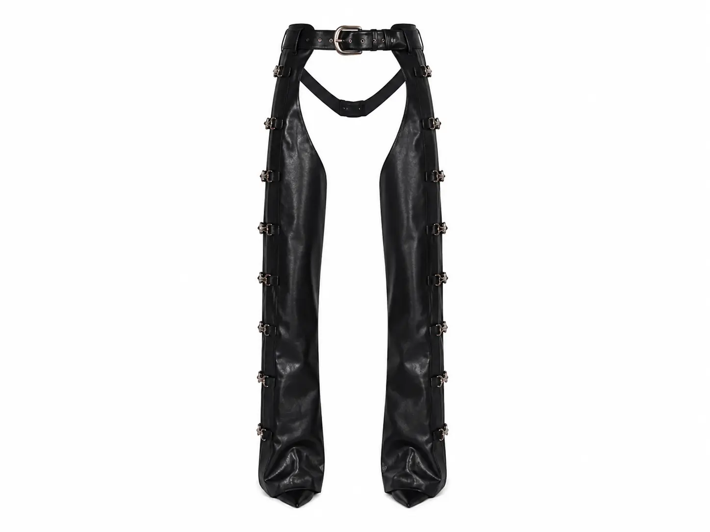 Black Leather Chaps