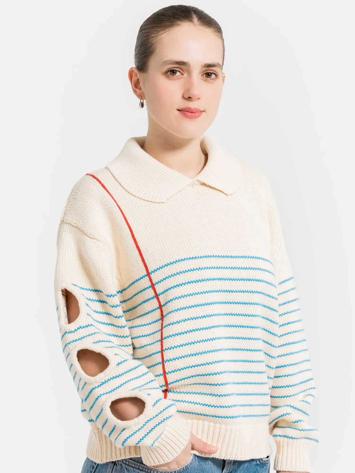 Sheet of Paper Knit Sweater