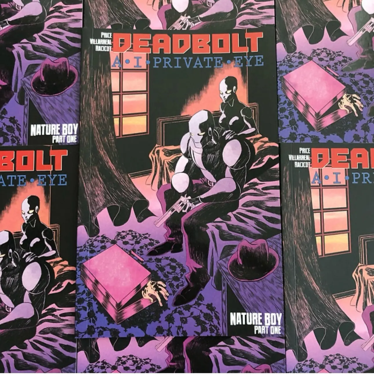 Deadbolt A.I. Private Eye Issue 1 Comic Book Science Fiction Future Dystopia