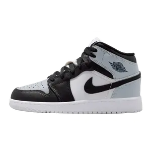 Air Jordan 1 Mid GS "Black Aura Squadron Blue" DQ8423 002
