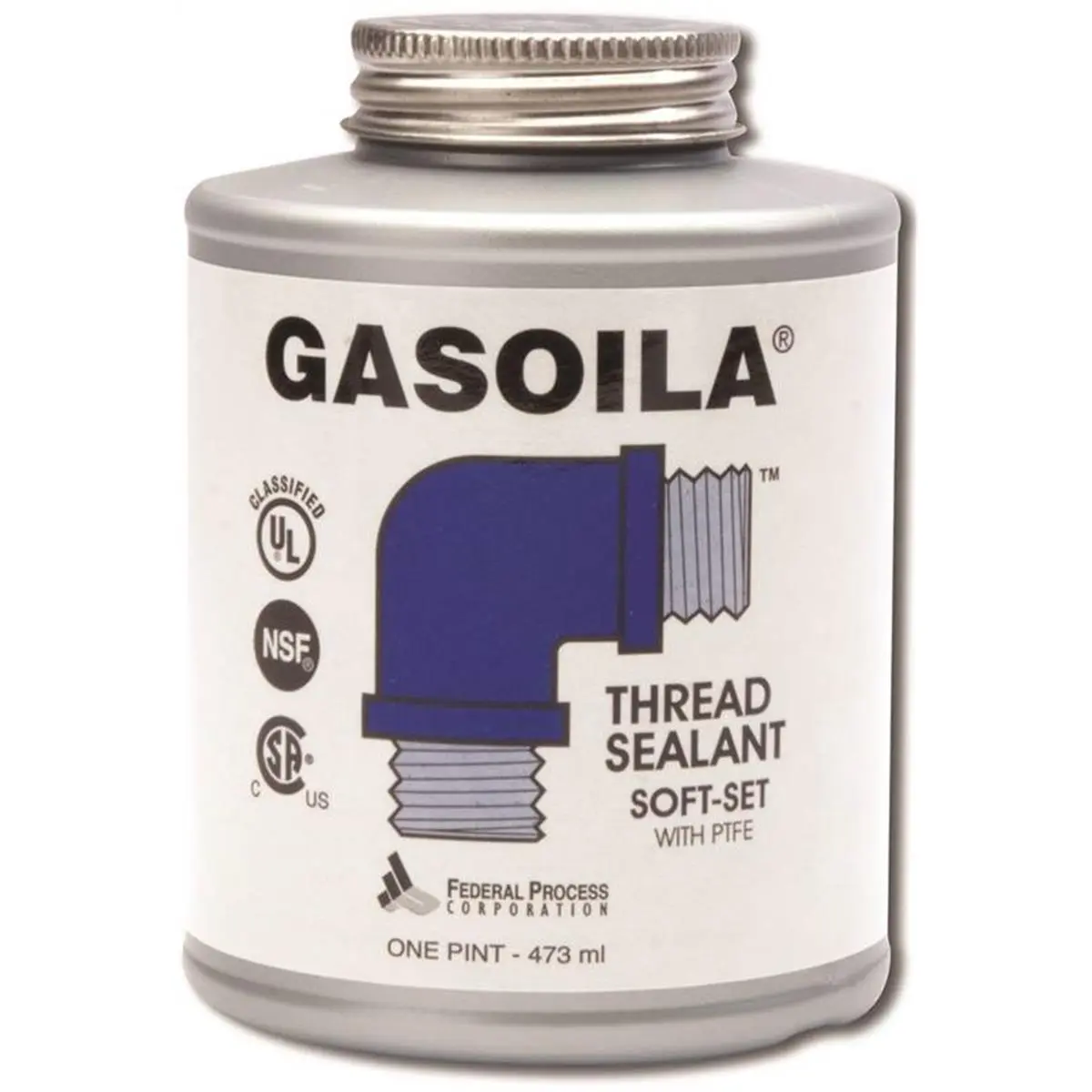 212 MAIN Federal Process 7030679 4 oz PTFE Paste Thread Sealant, Gasoline Resistant for Pipe Sealing