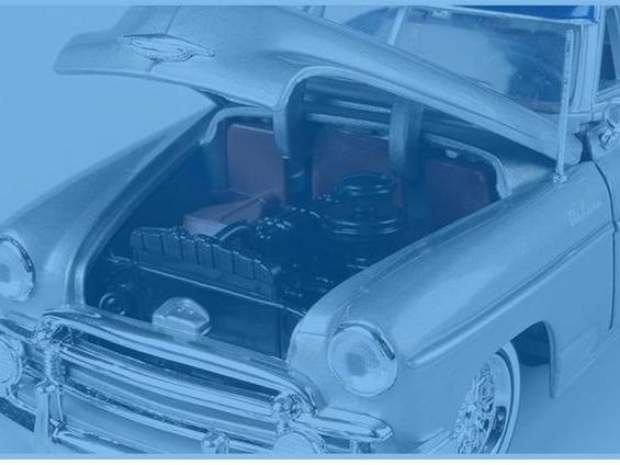 1950 Chevy Bel Air Lowrider Silver Metallic with Blue Metallic Top Get Low Series 1/24 Diecast Model Car by Motormax