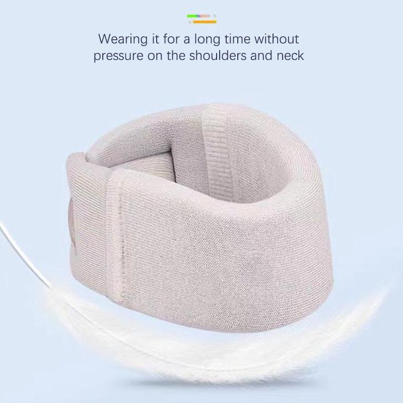 1 Pack Neck Support Adjustable Neck Support Cervical Sponge Neck Protector for Sleep Relief Neck Pain Breathable Neck Support