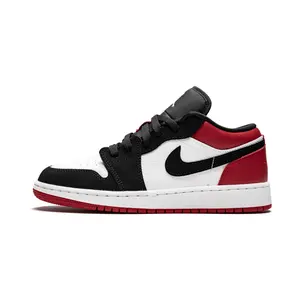 Air Jordan 1 Low GS "Black Toe" 553560 116