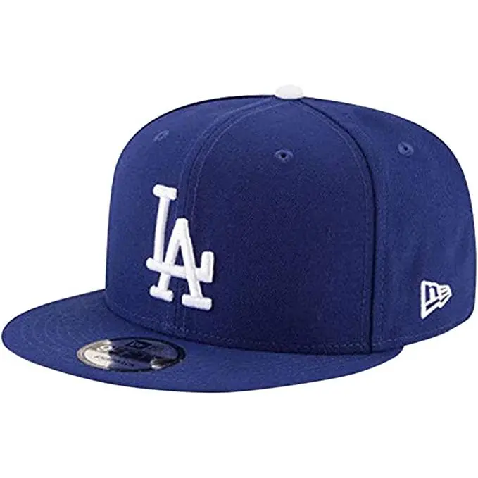 New Era 9Fifty Hat Los Angeles Dodgers Basic Snapback Adjustable Royal Blue Cap 11591043