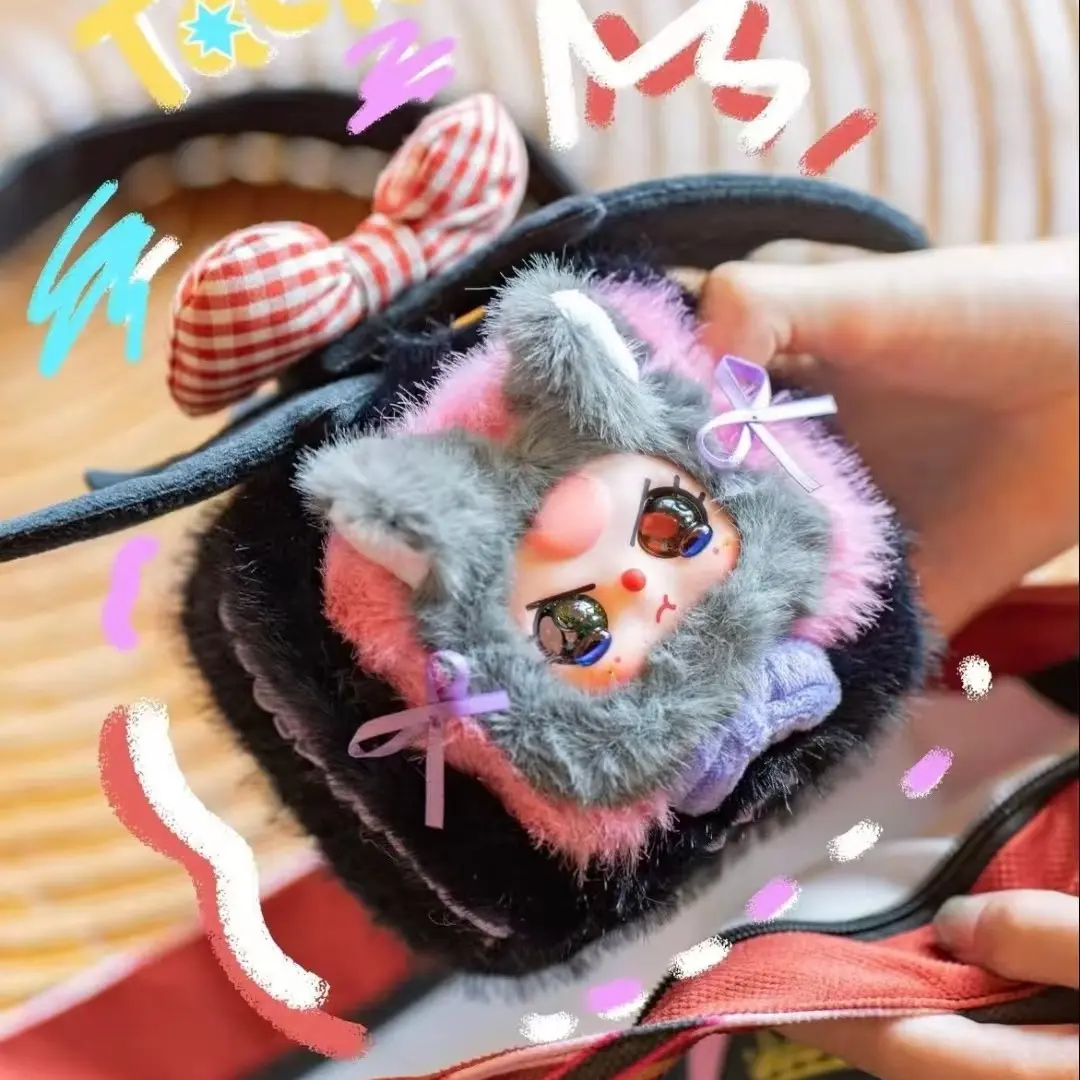BB3- BABYTHREE Jewelry Box MysteryBoxes Bag Pendant Bunny Plush Dolls Soft Collectibles