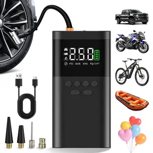 CamelParty Wireless Tire Inflation Pump Portable Air Compressor with Large Capacity Battery Digital Display Enhanced Safety for Automobiles and Inflation Equipment High-Power Car Jump Starter pack