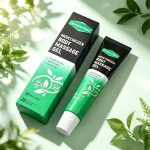 GreenVibes Massage Gel, Lightweight Hydrating Formula, Deep Moisturizing & Relaxing, Suitable for Daily Skin Care