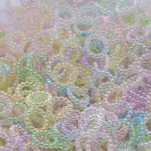 Acrylic pearl spacers 10mm for diy bead making,  beadable pens, transparent pastel colors