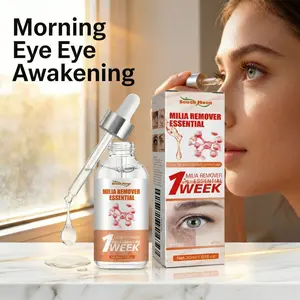 South Neon Milia Remover Essential Treatment Serum - Gentle Exfoliating & Hydrating Eye Essence with Natural Ingredients for Smooth Refreshed Moisturized Skin - Blemish, Flower