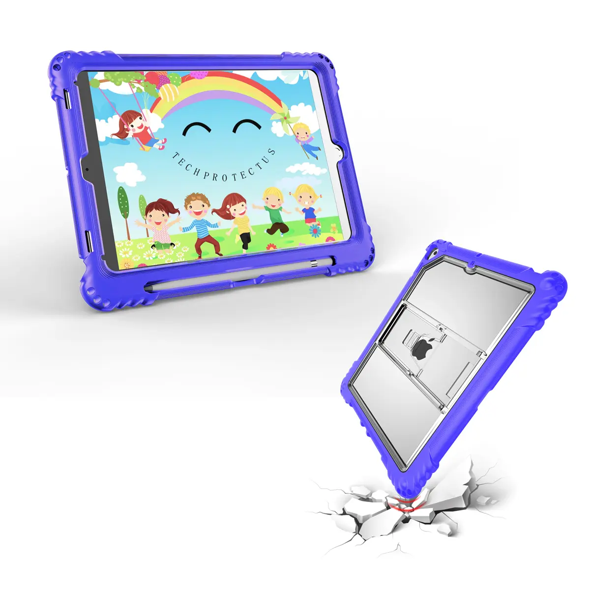 Techprotectus Ultra Light Rugged Case for Apple 10.2" iPad, Blue