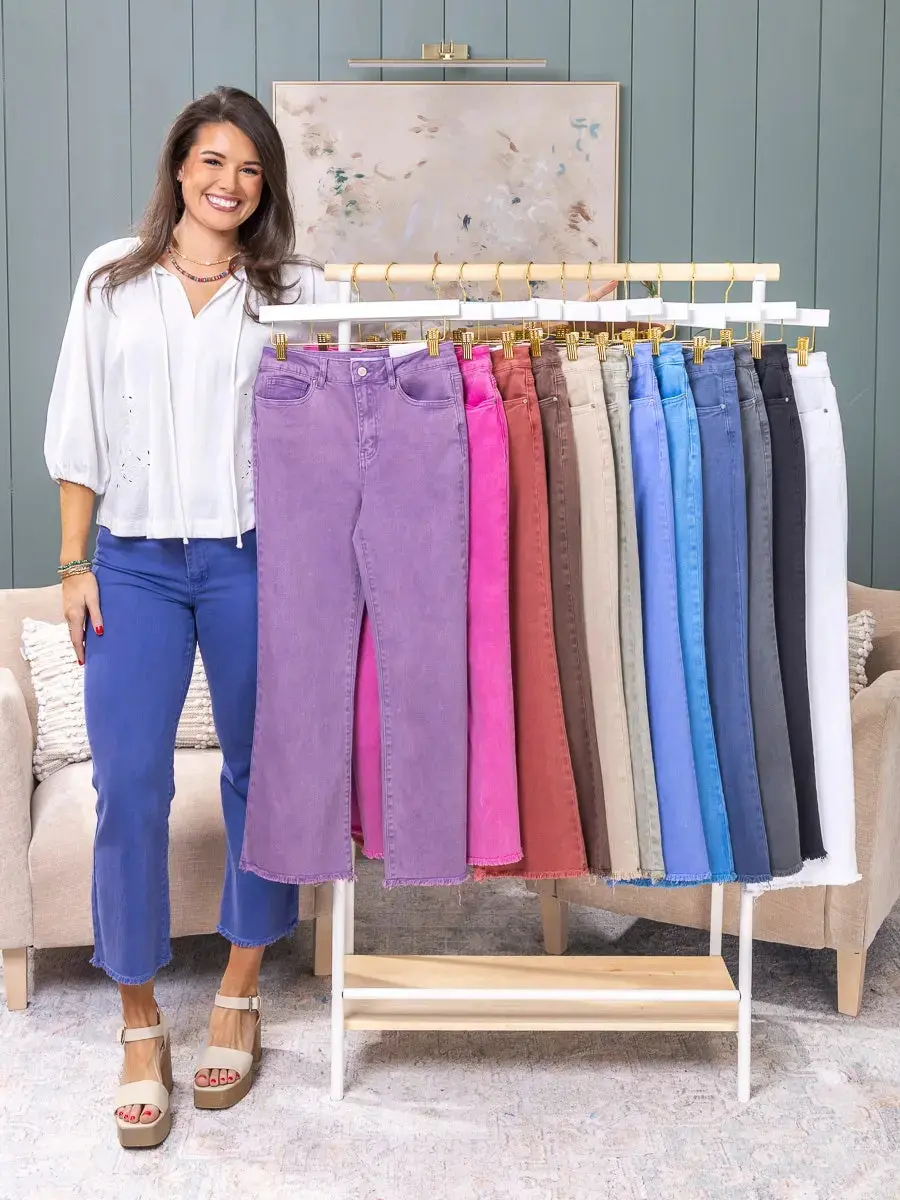 Zenana High Waisted Cropped Bootcut Pant| S - 3X