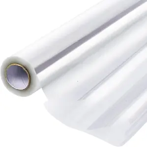Clear Cellophane Wrap Roll 16" x 100' 3 Mil Thick Cellophane For Gift Basket Treats Goodie Wrapping Craft Flower Bouquet Plastic (Clear, 100ft (16in Width))