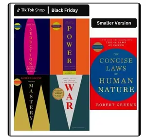 Robert Greene 5-Book Concise Set - 48 Laws of Power, Mastery Collection for Influence, Leadership, Personal Growth & Psychology (Career & Self-Help Humanities Book Set)
