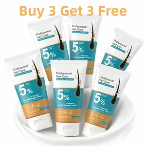 【Buy 3 Get 3 Free】5% Minoxidil & Keratin Scalp Massage Cream Hair Growth Treatment for Men & Women Nano Foam Essence Easy Absorb Scalp Refreshing Haircare