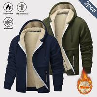 Dark Blue Fleece + Army Green Fleece