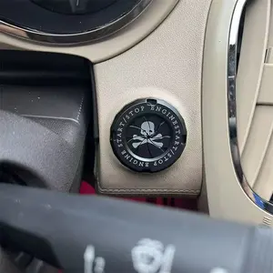Car Start Button Cover, Universal Car Accessories forCar Decor, Car Stuff, One-click Start Key, CarGadgets, Car Interior Decoration, Car Interior