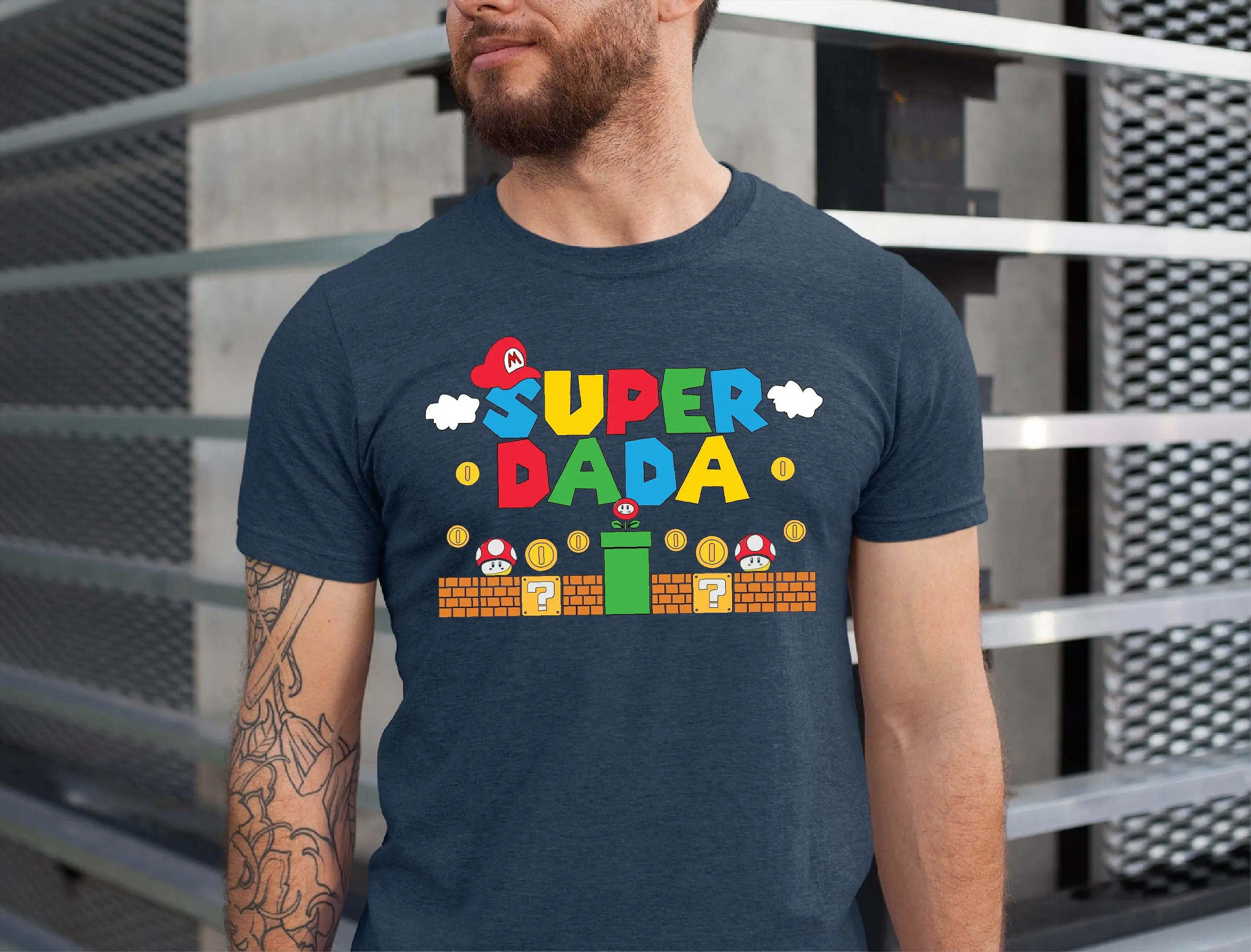 Super Dada Shirt Funny Dada Tshirt Father's Day Shirt Gamer Dada Shirt Father Gift Tee Fathers Day Gift Funny Dada Shirt Dada Tee
