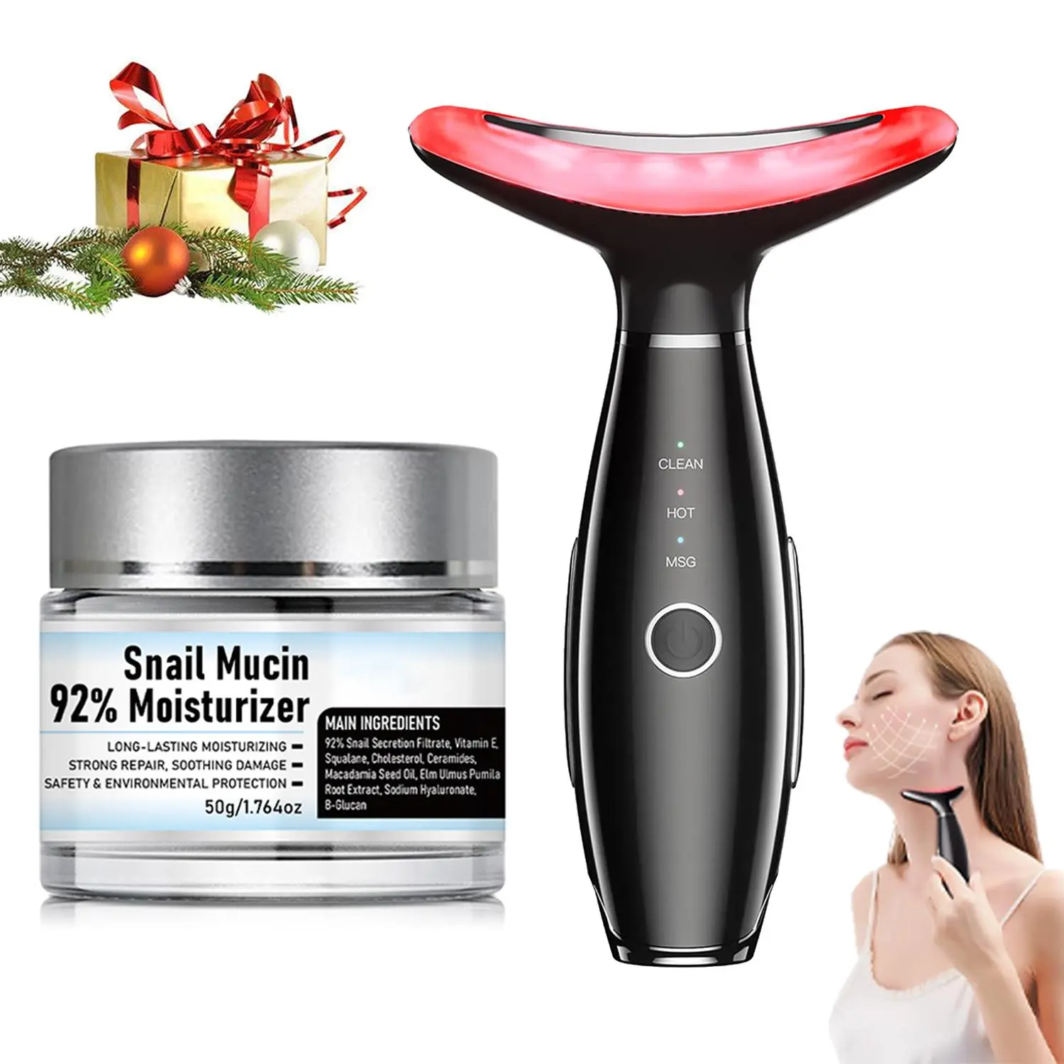 Black Massager+cream