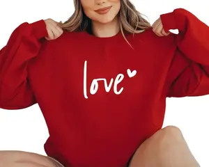 Love Sweatshirt, Heart Hoodie, Valentines Day Sweatshirt, Women's Sweatshirt, Couple Sweatshirt, Gift For Her, Love Hoodie