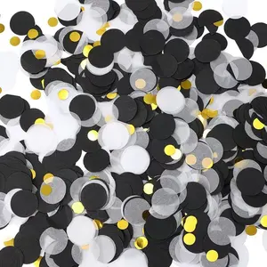 30g & Confetti with Accents, Premium Round Confetti for Graduation, Nye, Birthday & Themed Parties, Party Supplies