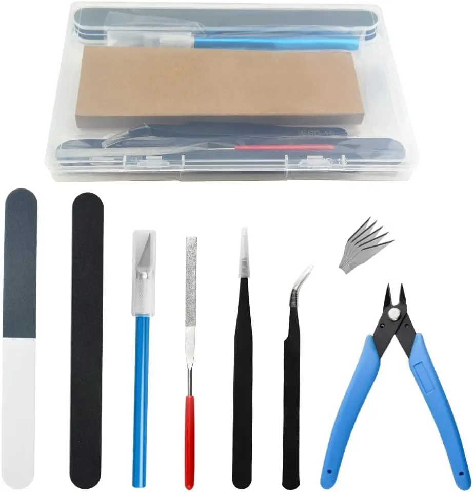 8 count Model Tools Kit Modeler Basic Tools Hobby Building Tools Kit for Gundam Buildings  Airplanes Model Assemble Building Repairing and Fixing