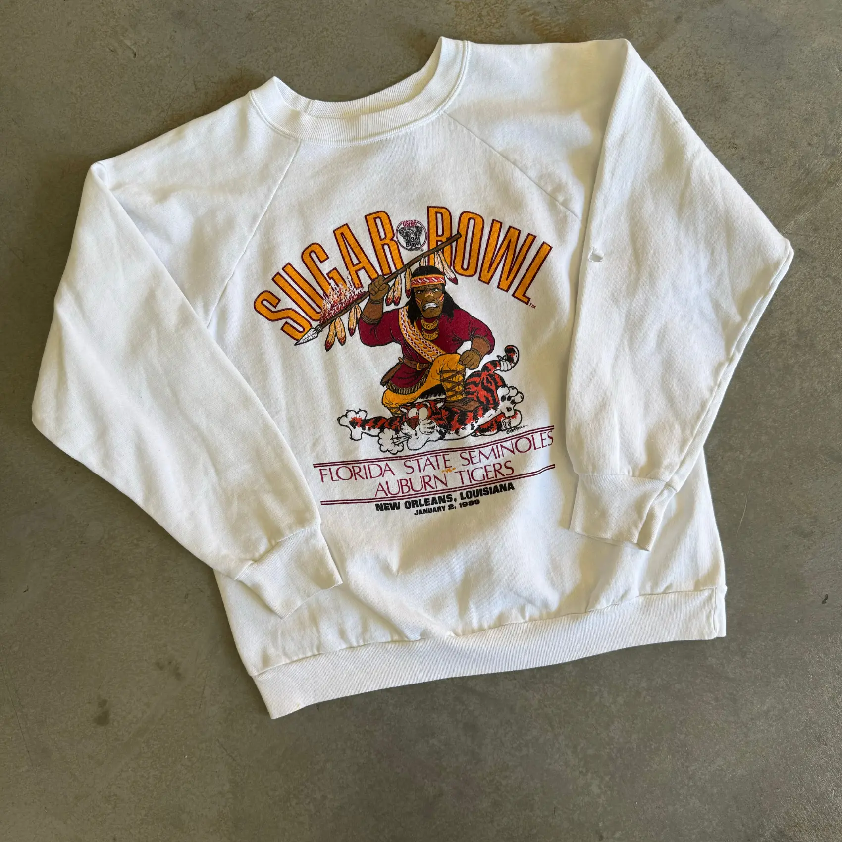 Rare 1989 Sugar Bowl Graphic Shirt - New Orleans Classic - College Sports Fan Apparel, Cool Game Day Outfit, Gifts for All, for Fans, Trending Us Streetwear, Viral on Tiktok Long Sleeve