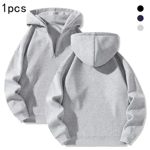 Men's Casual Half-Zip Sweatshirt, Suitable for Everyday Wear and Outdoor Sports Running, Men's Sweatshirt, Casual Sweatshirt, Long-Sleeve Top for Men