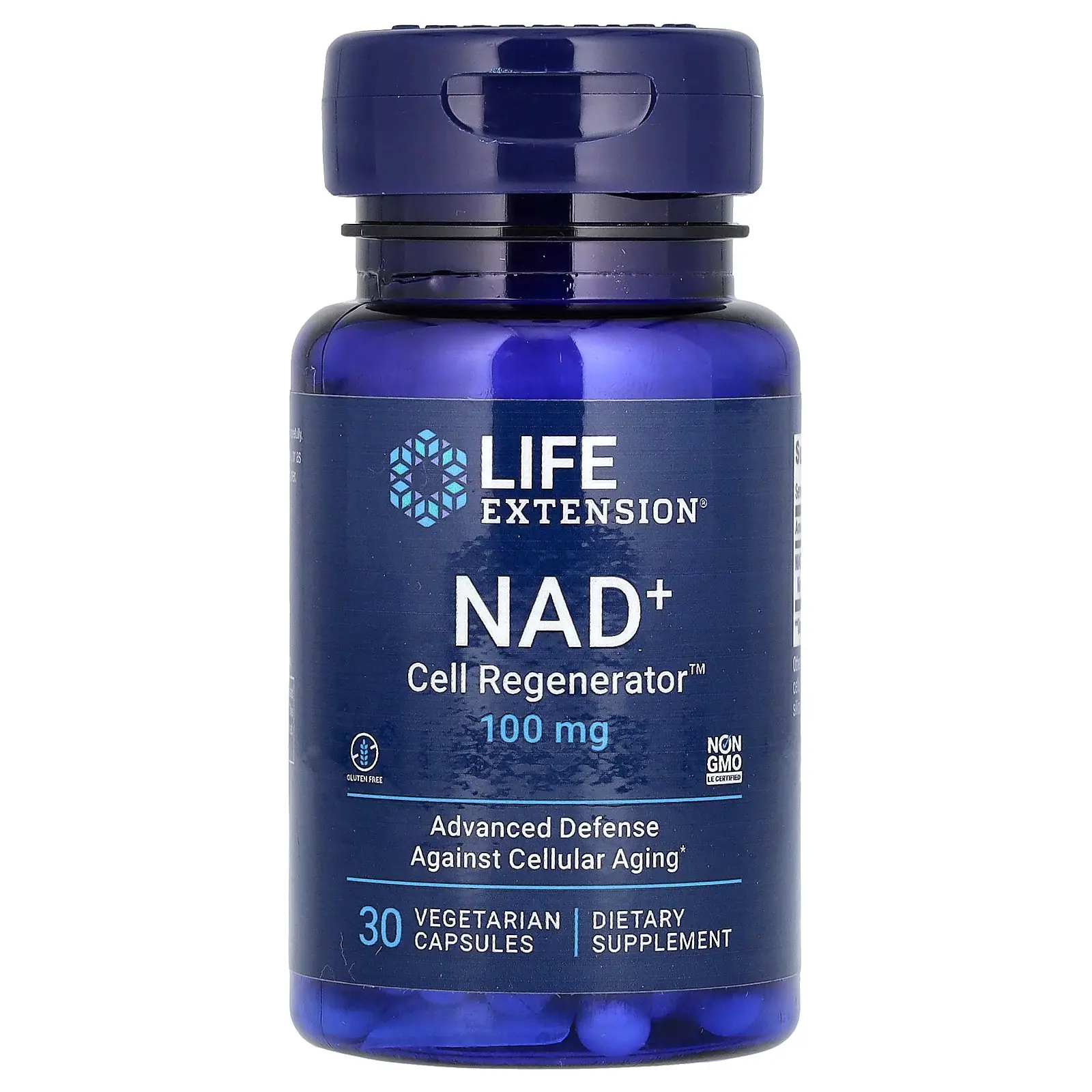 Life Extension NAD+ Cell Regenerator, 100 mg, 30 Vegetarian Capsules