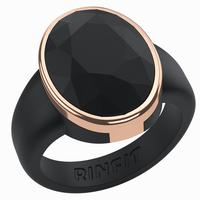 Black with Metal Rose Gold
