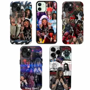 K-King Von Rapper Phone Case Singer Cover Compatible with iPhone X, 11, 12, 13, 14, 15, 16, 17 Series & Galaxy Series