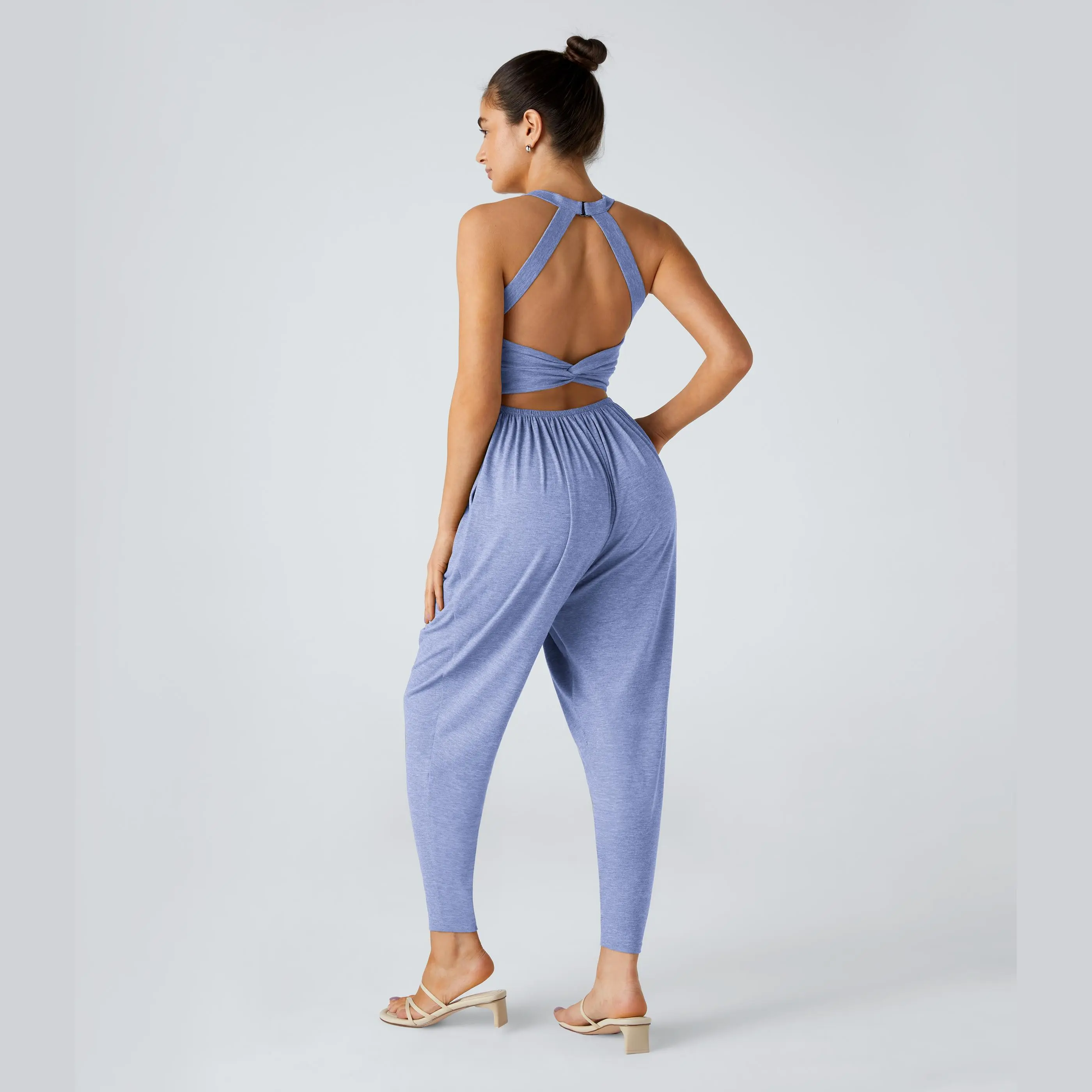 Light Blue Floral Yarn