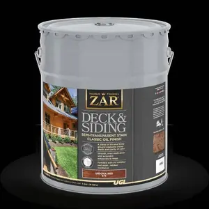 212 MAIN UGL ZAR 67515 5 gal Deck & Siding Semi-Transparent Stain - Classic Oil Finish, Sedona Red