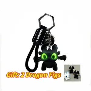 Joylux How to Train Your Dragon, Night Fury Dragon Keychain,Valentine Party Favor Toys 2026, Glow in the Dark Mini Dragon, Pendant with Moving Wings ,Trendy Bag Charm Car Ornament Keychain, Gift Birthday Peripheral