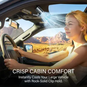 MAISIKE extremely cooling  New Clip-On Fan: Semiconductor Cooling | 199-Speed ​​Settings | Portable Outdoor, Desktop, & Waist-Clip Use | Mini Cooling neck fan | handheld fan
