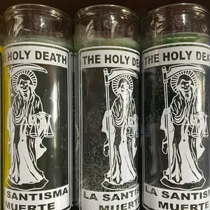 Holy death green candles bundle