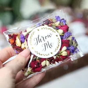 20 Packs of Biodegradable Confetti, Dried Flower Petals, Biodegradable Petals for Weddings, Wedding Confetti, Wedding Farewell Creative, Petal Confetti, Wedding Mixed Petals