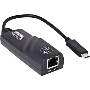 Ethernet Network Adapter, USB to RJ45 LAN Wired Adapter for Ultrabook, Chromebook, Laptop, Desktop, Plug and Play Type-C to100 Mbps, Compatible with MacBook Steam Deck, Switch, Windows