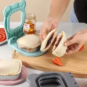 Square Sandwich Cutter and Sealer for Lunch Box Decoration and Baking - Kitchen Accessories