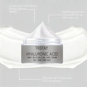 Trstay Vitamin C Centella Asiatica Chamomile Soothing Body Moisturizing Cream, Hyaluronic Acid, Day & Night, Full-Body Nourishing Care