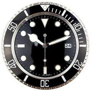 Classy Timeless Luxury Sport Chrono Two Tone Bezel Wall Clocks