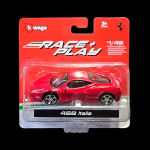 Bburago Ferrari Series Race and Play 1 43 Scale Diecast Car 458 Italia