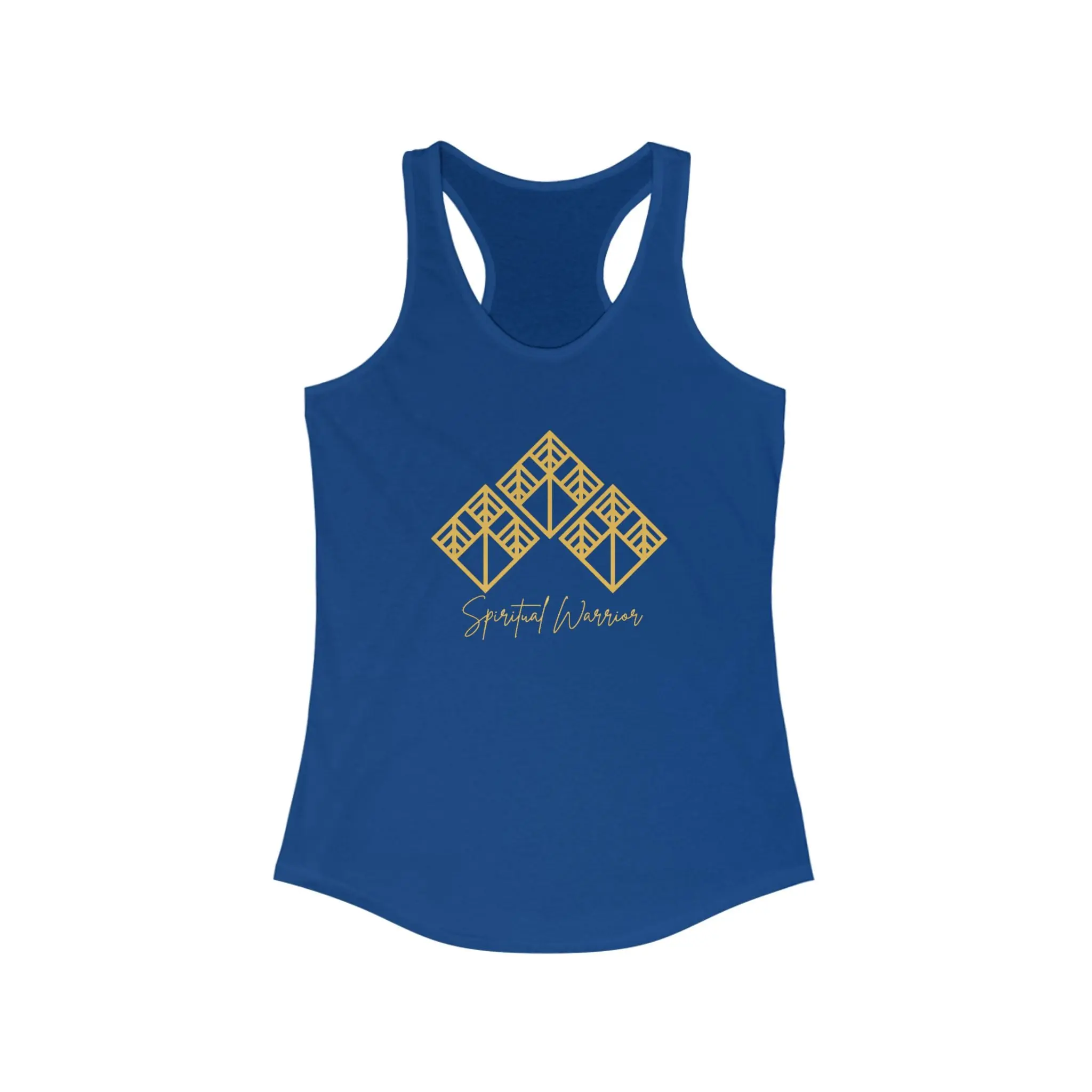 Spiritual Warrior Womenswear Casual Comfort Racerback Tanktop perky  tank leisure wear top underlining shirts  women