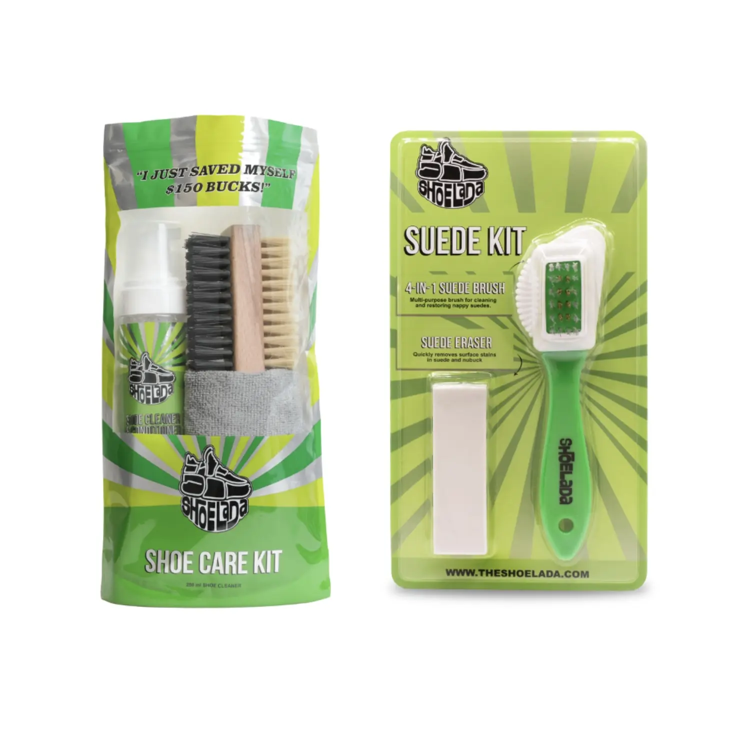 SHOELADA BOGO DEAL — FREE SUEDE KIT