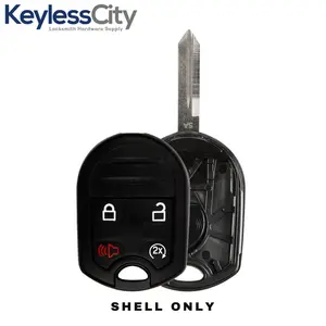 2007-2020 Ford / 4-Button Remote Head Key Shell / H75 / OUC6000022, CWTWB1U793